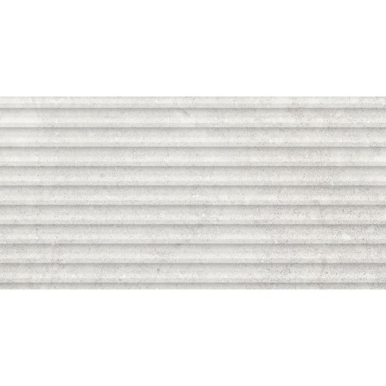Abode White Decor Natural Ceramic Wall Tile 300x600mm